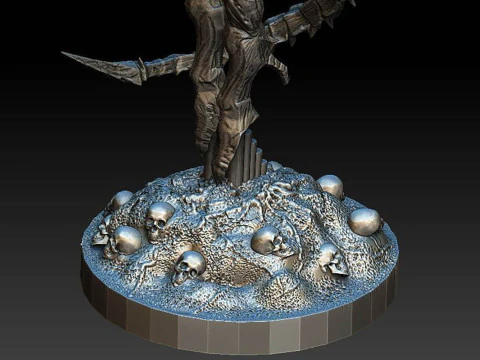 Diablo Statue Ready To Print 3D Print Model