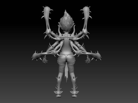 Andariel-Diablo2 Ready To Print 3D Baskı Modeli