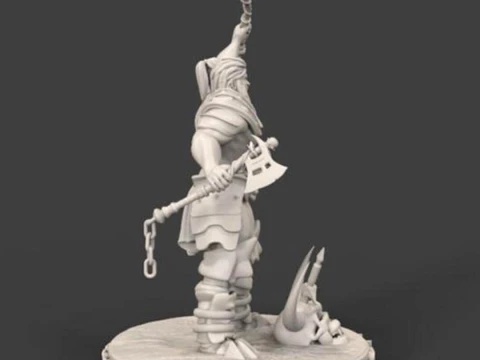 Barbarian 3D Print Model