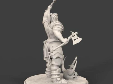 Barbarian 3D Print Model