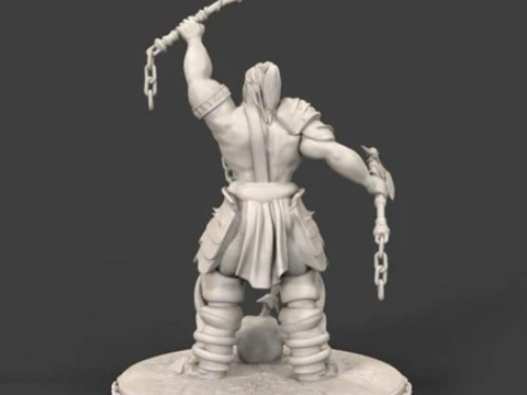 Barbarian 3D Print Model
