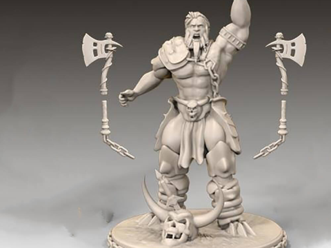 Barbarian Ready To Print Model do druku 3D