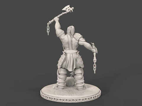 Barbarian Ready To Print 3D Print Model