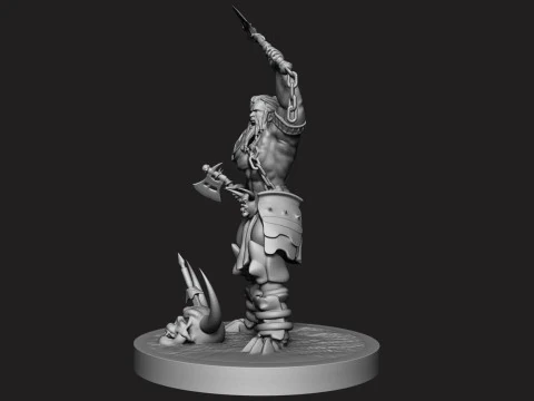 Barbarian Ready To Print 3D Print Model