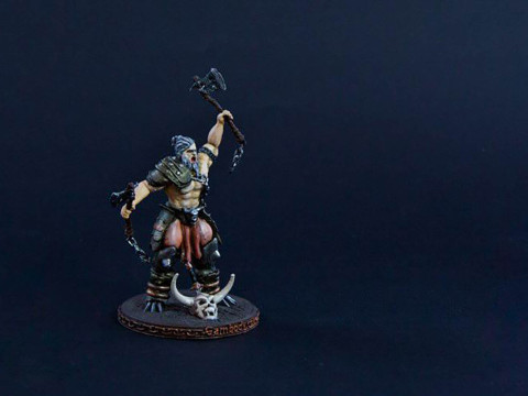 Barbarian Ready To Print Model Cetak 3D