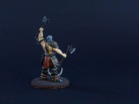 Barbarian Ready To Print Model Cetak 3D