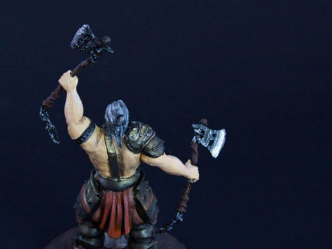 Barbarian Ready To Print Model Cetak 3D