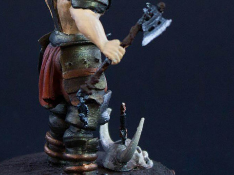 Barbarian Ready To Print Model Cetak 3D