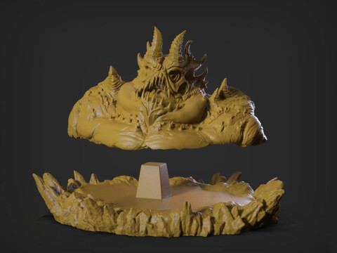 Demon Hunter 3D Figuries Ready To Print 3D Print Model