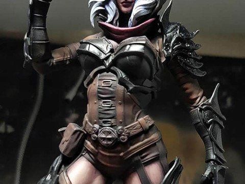 Demon Hunter 3D Figuries Ready To Print 3D Print Model