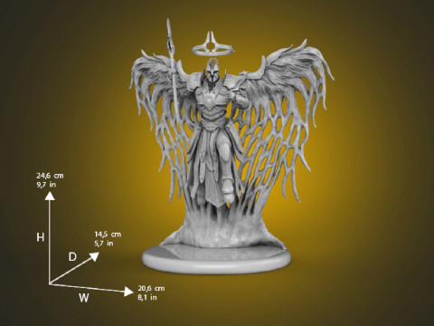 Imperius Diablo 3D Figuries Ready To Print 3Dプリントモデル