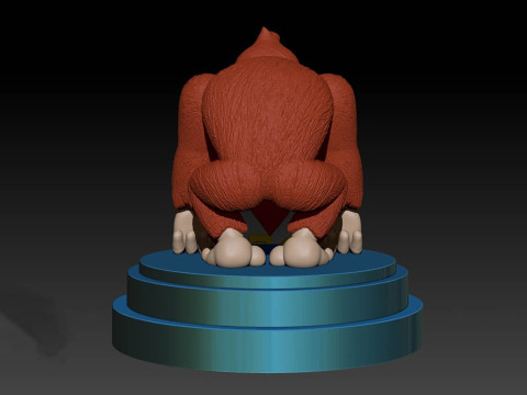 Donkey Kong Country Sepernes 3D Figuries Ready To Print 3D-Druckmodell