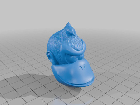 Donkey Kong Country Sepernes 3D Figuries Ready To Print 3D-Druckmodell