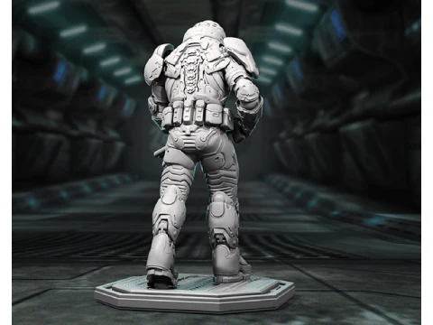 Doom Slayer 3D Figuries Ready To Print 3D Print Model