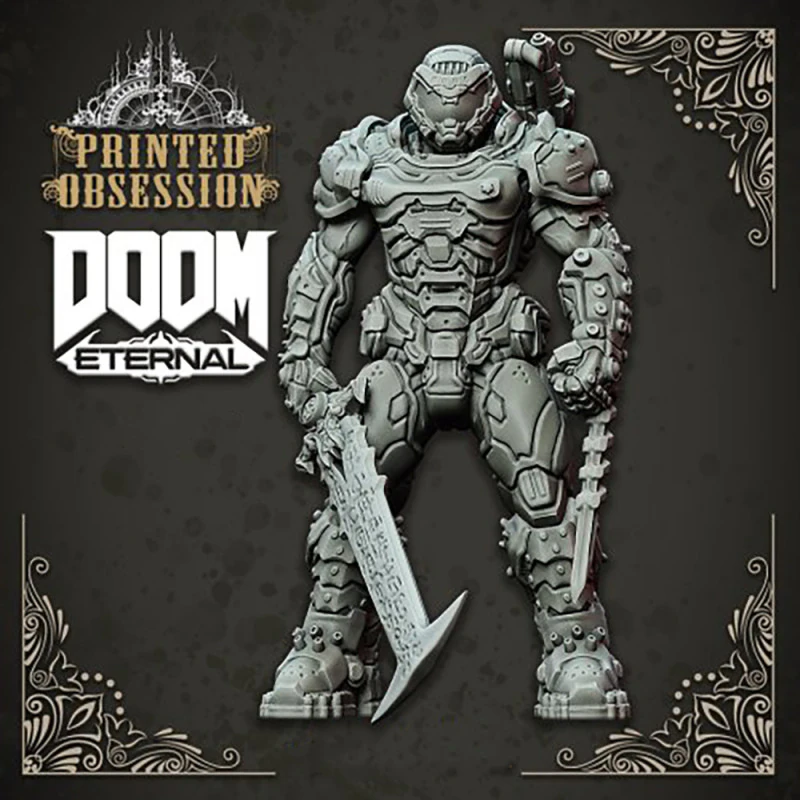 Doom Eternal - Printed Obsession 3D Figuries Ready To Print 3D Print Model .c4d .max .obj .3ds .fbx .stl .blend 