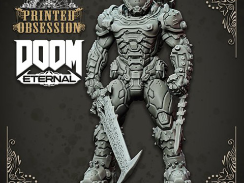 Doom Eternal - Printed Obsession 3D Figuries Ready To Print 3D Print Model