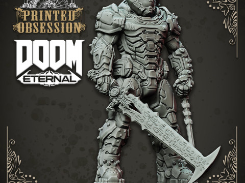 Doom Eternal - Printed Obsession 3D Figuries Ready To Print 3Dプリントモデル
