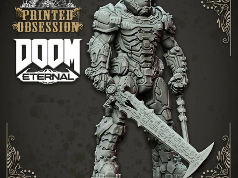 Doom Eternal - Printed Obsession 3D Figuries Ready To Print 3D Print Model