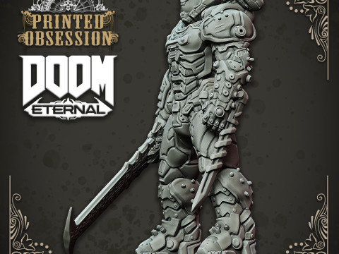 Doom Eternal - Printed Obsession 3D Figuries Ready To Print 3Dプリントモデル