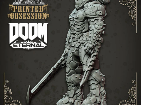 Doom Eternal - Printed Obsession 3D Figuries Ready To Print 3D Print Model