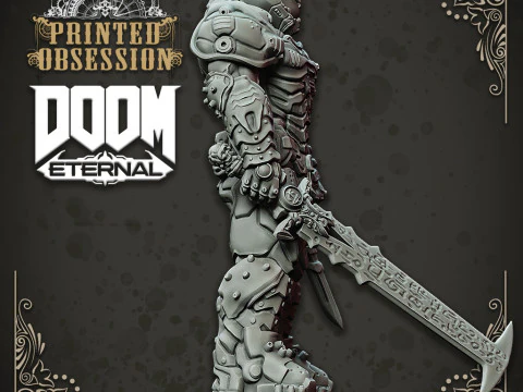 Doom Eternal - Printed Obsession 3D Figuries Ready To Print 3D Print Model