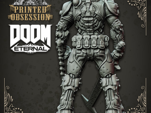 Doom Eternal - Printed Obsession 3D Figuries Ready To Print 3Dプリントモデル