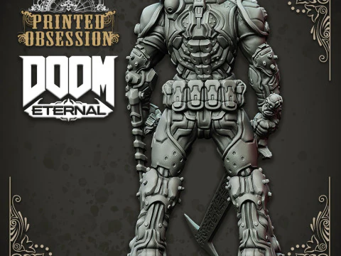 Doom Eternal - Printed Obsession 3D Figuries Ready To Print 3D Print Model