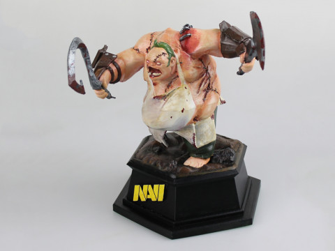 Pudge Trophy Dota-2 3D Figuries Ready To Print Model do druku 3D