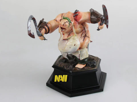 Pudge Trophy Dota-2 3D Figuries Ready To Print 3D Print Model