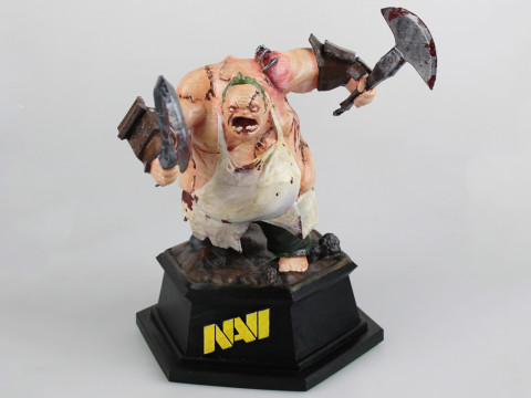 Pudge Trophy Dota-2 3D Figuries Ready To Print Model do druku 3D