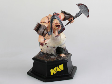 Pudge Trophy Dota-2 3D Figuries Ready To Print Model do druku 3D