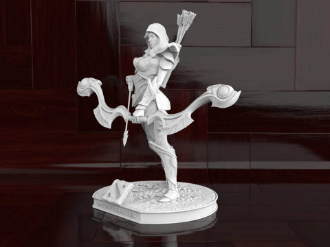 Dota2 Drow Ranger 3D Figuries Ready To Print 3D Print Model