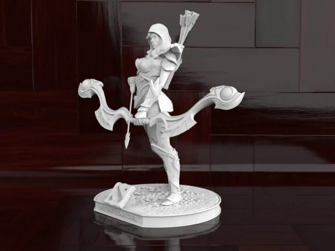 Dota2 Drow Ranger 3D Figuries Ready To Print 3D Print Model