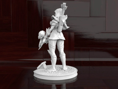 Dota2 Drow Ranger 3D Figuries Ready To Print 3D Print Model