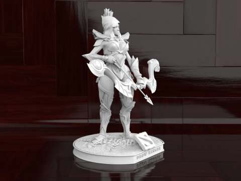 Dota2 Drow Ranger 3D Figuries Ready To Print 3D Print Model