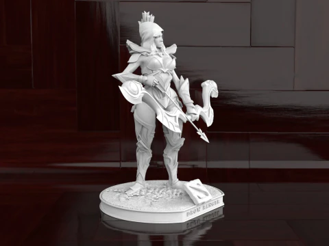 Dota2 Drow Ranger 3D Figuries Ready To Print 3D Print Model