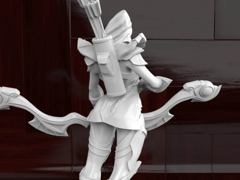 Dota2 Drow Ranger 3D Figuries Ready To Print 3D Print Model