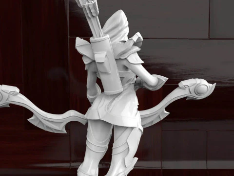 Dota2 Drow Ranger 3D Figuries Ready To Print 3D Print Model
