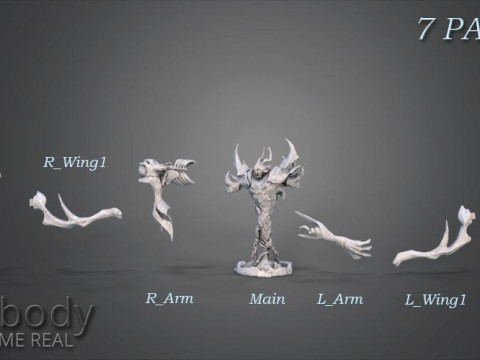 Shadow Fiend 3D Figuries Ready To Print 3D Print Model