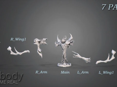 Shadow Fiend 3D Figuries Ready To Print 3D Print Model
