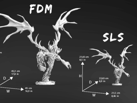Shadow Fiend 3D Figuries Ready To Print 3D Print Model