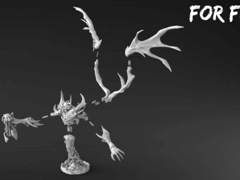 Shadow Fiend 3D Figuries Ready To Print 3D Print Model