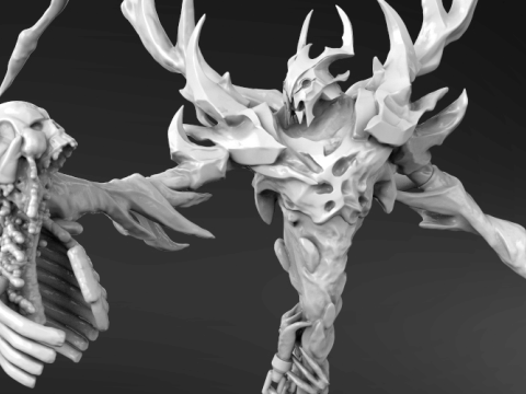 Shadow Fiend 3D Figuries Ready To Print 3D Print Model