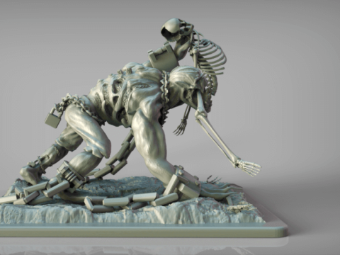 Dota2 Lifestealer 3D Figuries Ready To Print 3D Print Model