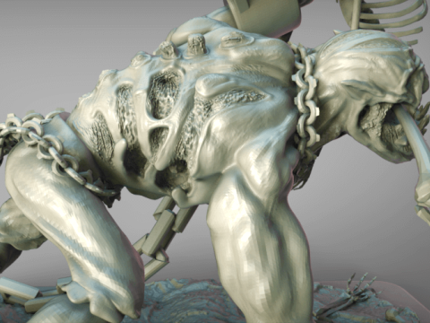 Dota2 Lifestealer 3D Figuries Ready To Print Model do druku 3D