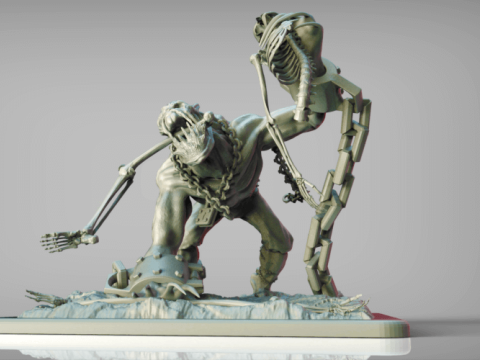 Dota2 Lifestealer 3D Figuries Ready To Print Model do druku 3D