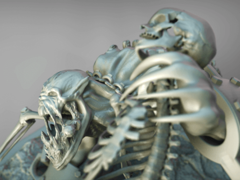 Dota2 Lifestealer 3D Figuries Ready To Print Model do druku 3D