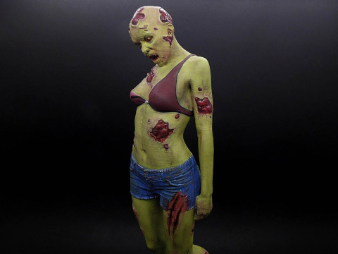 DyingLight-Zombi 3D Figuries Ready To Print 3Dモデル