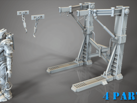 Enclave Amour Fallout 4 Robot 3D Figuries Ready To Print Modelo de Impressão 3D