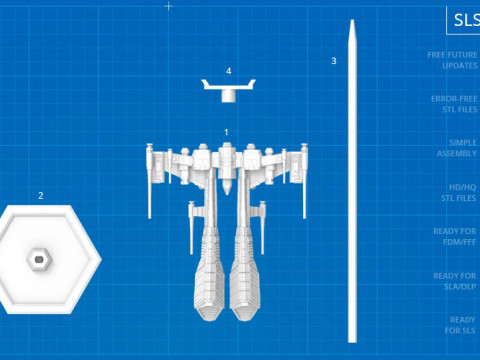 Eve Rifter 3D Figuries Ready To Print 3Dプリントモデル